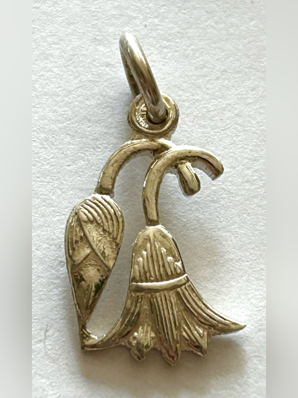 Egyptian Silver- Lotus Flower Pendant
